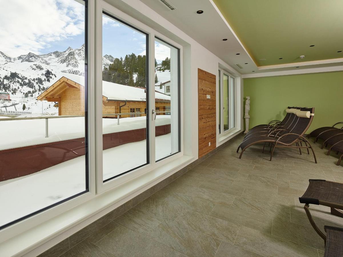Hotel Garni Kristall Kühtai Esterno foto